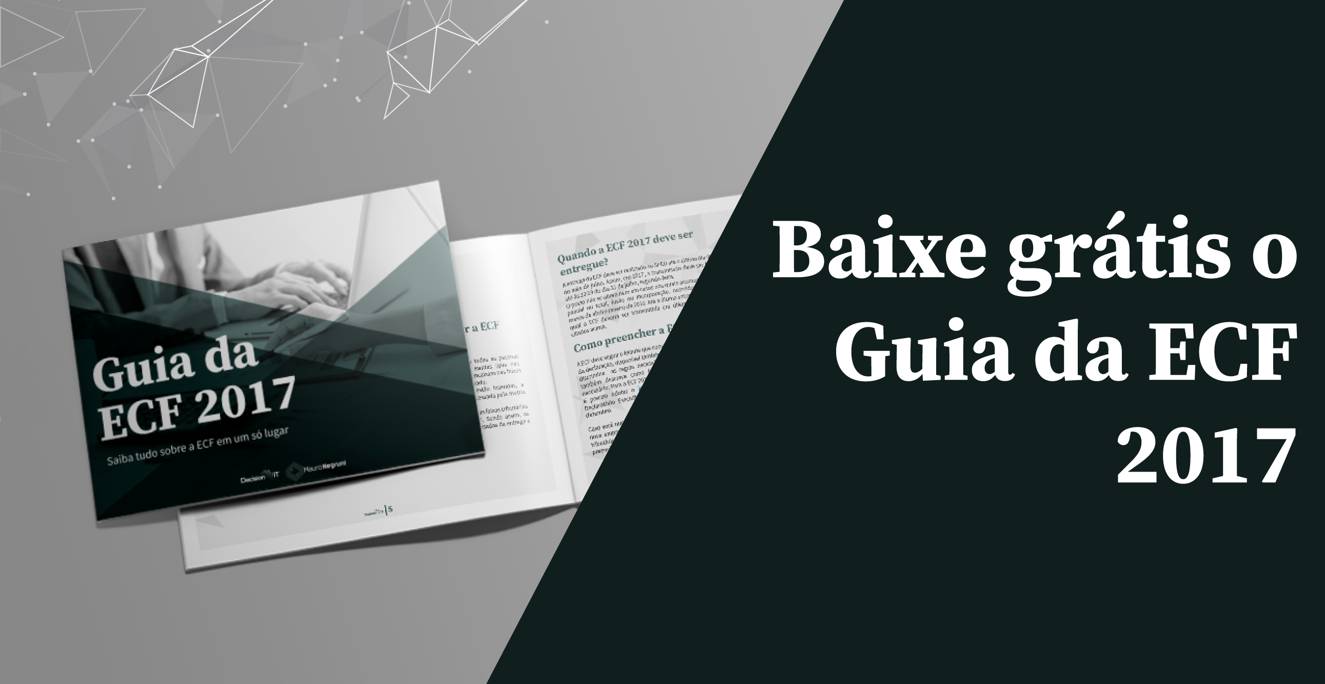 Baixe grátis o Guia da ECF 2017